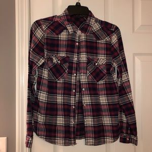 Maroon flannel